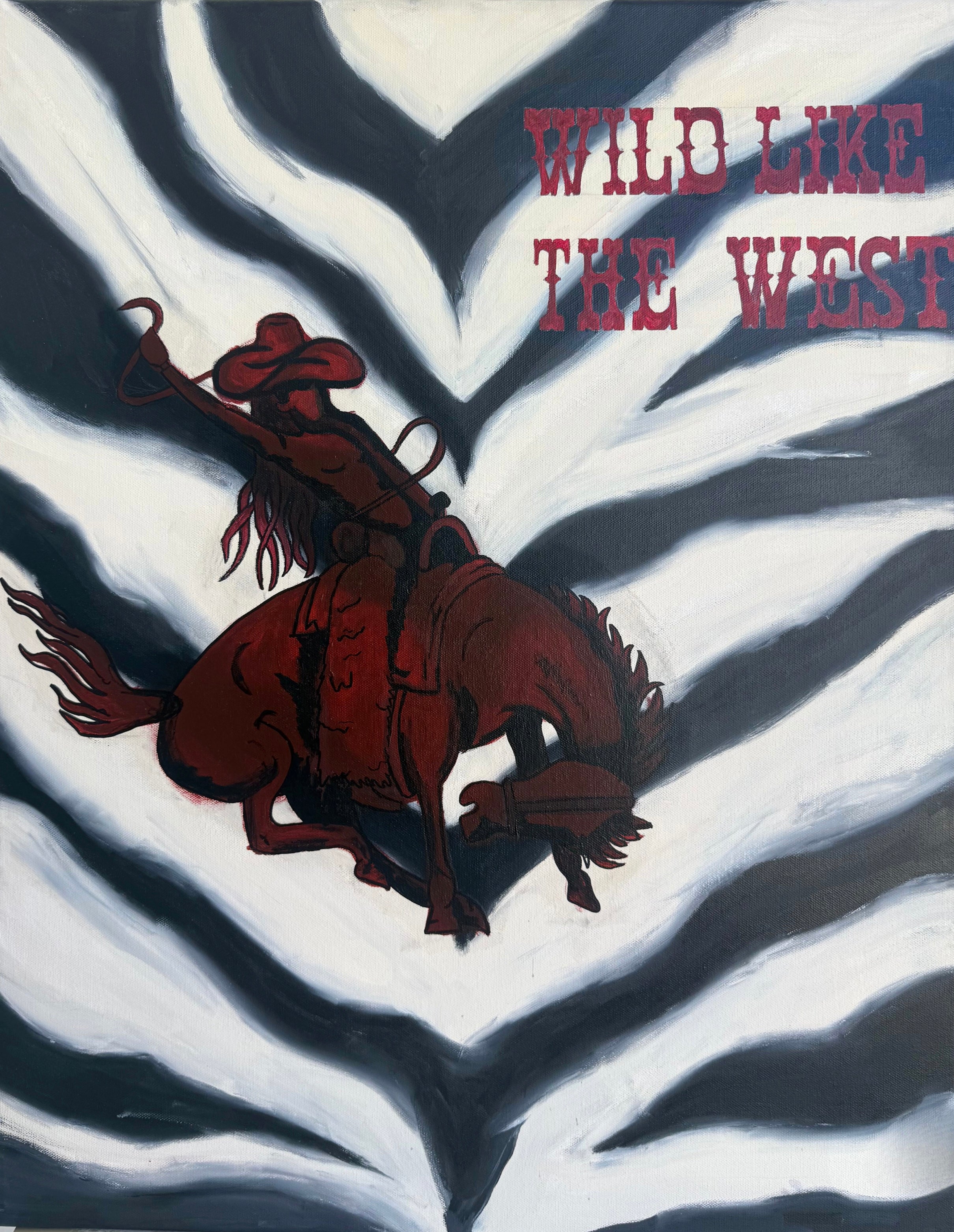 “Wild like the West” ORIGINAL PAINTING